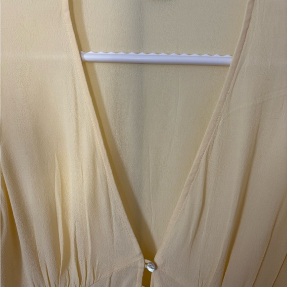 ARITZIA WILFRED DRESS - XS - LIGHT YELLOW - Picture 2 of 7